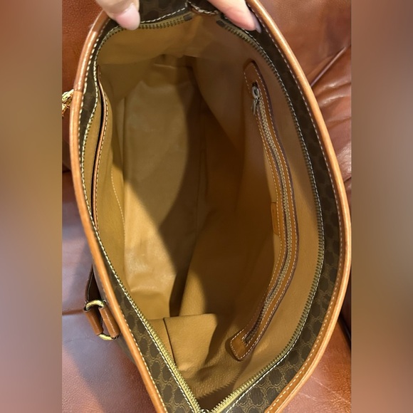 Celine Macadam Vintage Dome style Monogrammed Leather Shoulder Bag/Crossbody EUC - Picture 14 of 15